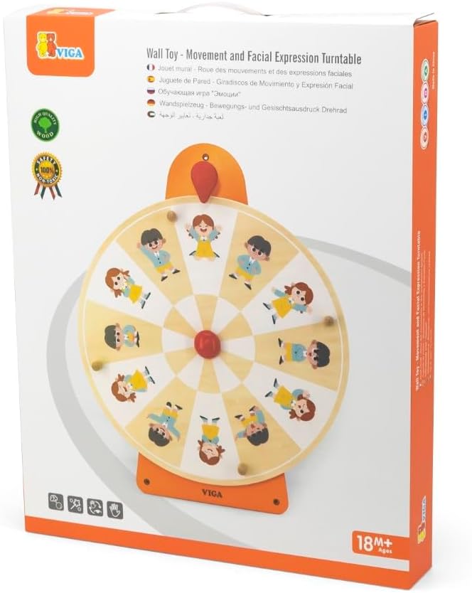 Viga Wall Toy - Movement and Facial Expression Turntable - Image 2